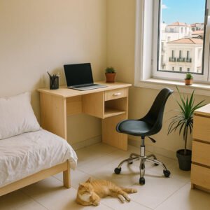 Φοιτητικό πακέτο επίπλων γραφείου Michael -Gaston II House Genius σετ 2 τμχ