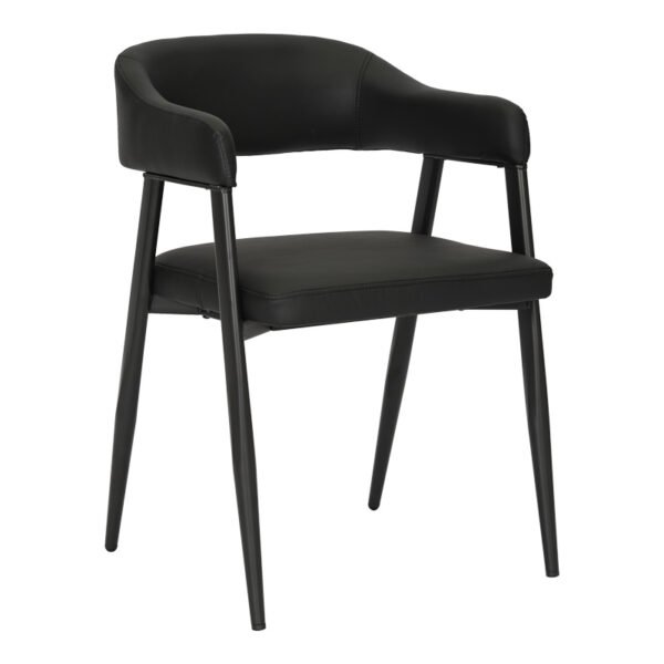 Πολυθρόνα Sezan House Genius pu σε μαύρη απόχρωση 56x55x78εκ