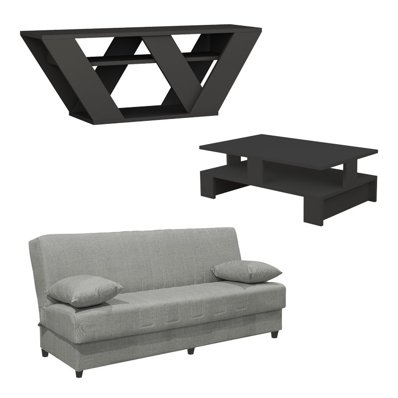 Φοιτητικό πακέτο επίπλων σαλονιού New Living 9 House Genius σετ 3 τμχ