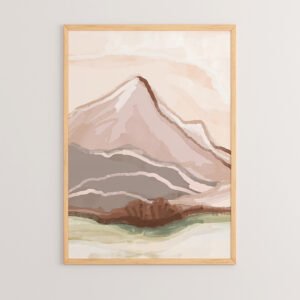 Πίνακας Mons House Genius με ψηφιακή εκτύπωση και πλαίσιο 33x1.5x48εκ