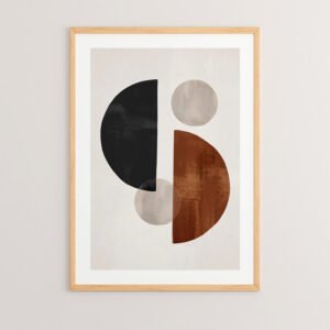 Πίνακας Cana House Genius με ψηφιακή εκτύπωση και πλαίσιο 33x1.5x48εκ