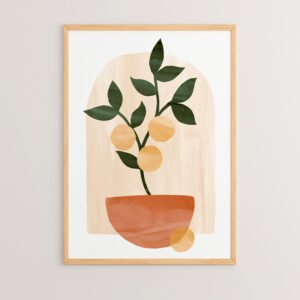 Πίνακας Otoben House Genius με ψηφιακή εκτύπωση και πλαίσιο 33x1.5x48εκ