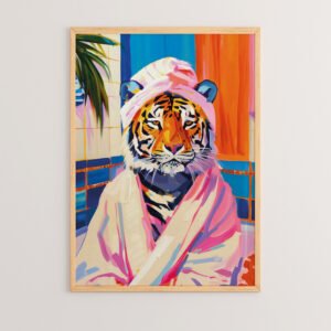 Πίνακας Olenth House Genius με ψηφιακή εκτύπωση και πλαίσιο 33x1.5x48εκ