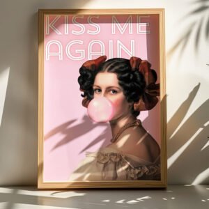 Πίνακας Kister House Genius με ψηφιακή εκτύπωση και πλαίσιο 33x1.5x48εκ