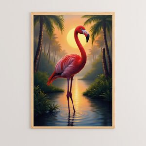 Πίνακας Buka House Genius με ψηφιακή εκτύπωση και πλαίσιο 33x1.5x48εκ