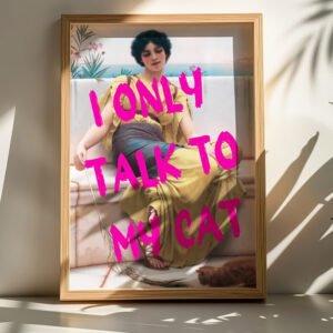 Πίνακας Catem House Genius με ψηφιακή εκτύπωση και πλαίσιο 50x2x70εκ