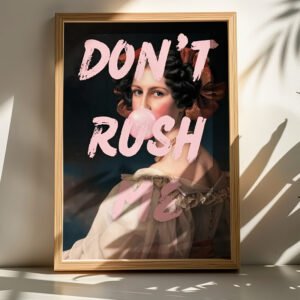 Πίνακας Rushea House Genius με ψηφιακή εκτύπωση και πλαίσιο 50x2x70εκ