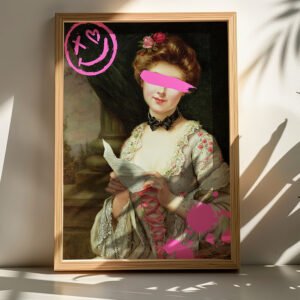 Πίνακας Elenda House Genius με ψηφιακή εκτύπωση και πλαίσιο 50x2x70εκ