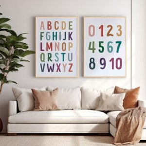 Πίνακας Yuema House Genius δίπτυχος με ψηφιακή εκτύπωση και πλαίσιο 33x1.5x48εκ