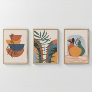 Πίνακας Alenza House Genius τρίπτυχος με ψηφιακή εκτύπωση και πλαίσιο 33x1.5x48εκ