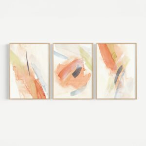 Πίνακας Coris House Genius τρίπτυχος με ψηφιακή εκτύπωση και πλαίσιο 33x1.5x48εκ