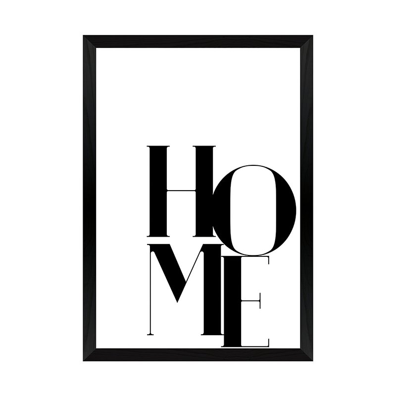 Πίνακας Orya House Genius με ψηφιακή εκτύπωση και πλαίσιο 33x1.5x48εκ