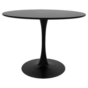 Tραπέζι Balou House Genius mdf σε μαύρη απόχρωση Φ120x73εκ