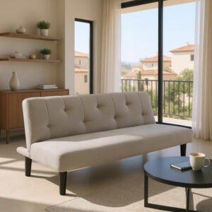 Καναπές-κρεβάτι Breathe House Genius ύφασμα γκρι 167x77x73εκ