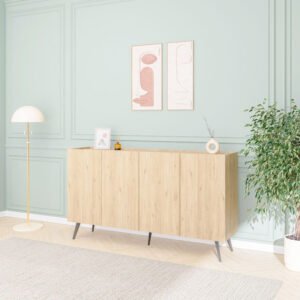 Μπουφές Kudro House Genius σε oak απόχρωση 180x43x100εκ