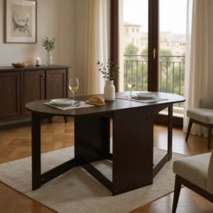 Τραπέζι Nadine House Genius πολυμορφικό-επεκτεινόμενο wenge 160x80x76.5εκ