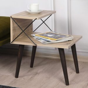 Βοηθητικό τραπέζι-κομοδίνο Gather House Genius sonoma-καρυδί 50x40x55εκ