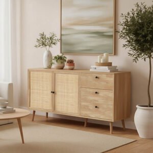 Μπουφές Oslo House Genius sonoma 150x39x79εκ