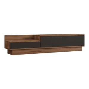 Έπιπλο τηλεόρασης Eclipse House Genius σε sonoma-ανθρακί απόχρωση 160x35x35εκ