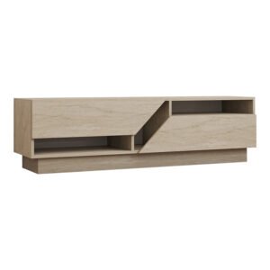 Έπιπλο τηλεόρασης Cogo House Genius σε όψη τραβερτίνας 160x40x45εκ