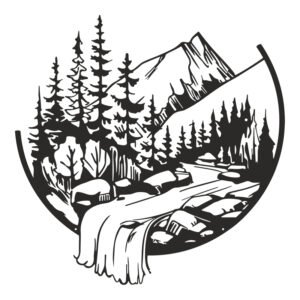 Διακοσμητικό τοίχου Mordio pakooworld μαύρο μεταλλικό Φ60x0,15εκ