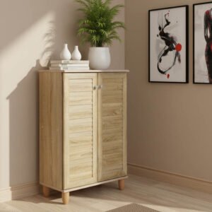 Παπουτσοθήκη-ντουλάπι SANTO House Genius 10 ζεύγων χρώμα sonoma 60x34,5x91,5εκ