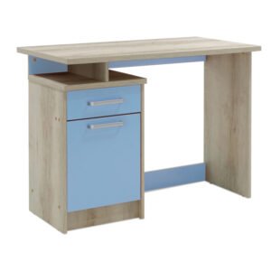 Γραφείο εργασίας Looney House Genius χρώμα castillo-μπλε 100x55x75εκ