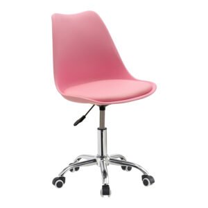 Καρέκλα γραφείου εργασίας Gaston II House Genius PP-PU ροζ