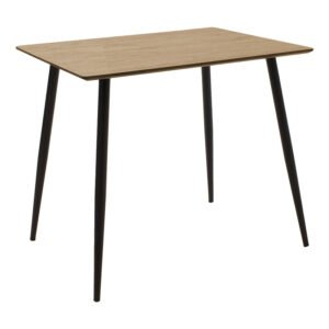 Τραπέζι Cuba House Genius MDF sonoma-μαύρο 70x70x75εκ