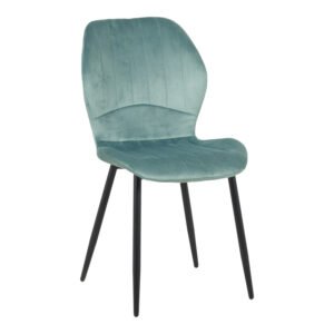 Καρέκλα Jelour House Genius βελούδο σε φυστικί απόχρωση 46.5x60x84εκ