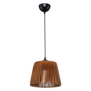 Φωτιστικό οροφής μονόφωτο PWL-1116 House Genius Ε27 καφέ Φ20x15εκ