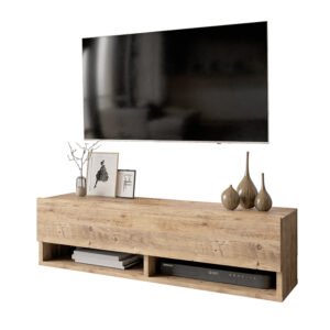 Έπιπλο τηλεόρασης επιτοίχιο Roscoe House Genius oak 100x31,5x29,5εκ