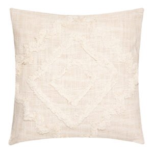 Μαξιλάρι διακοσμητικό Ferdel House Genius ύφασμα σε ιβουάρ απόχρωση 40x40εκ