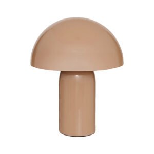 Επιτραπέζιο φωτιστικό Mushi House Genius μέταλλο μπεζ Φ20x24,5εκ