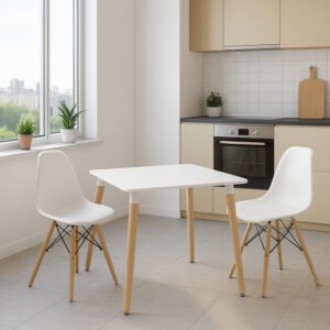 Φοιτητικό πακέτο επίπλων τραπεζαρίας Julita-Natali House Genius σετ 3 τμχ