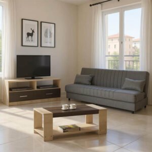 Φοιτητικό πακέτο επίπλων σαλονιού Living House Genius σετ 3 τμχ