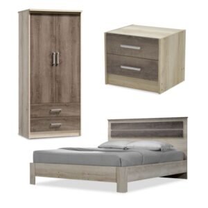 Φοιτητικό πακέτο επίπλων υπνοδωματίου Comfort 2 House Genius σετ 3 τμχ