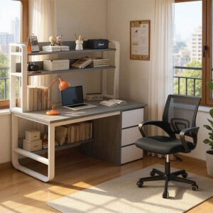 Φοιτητικό πακέτο επίπλων γραφείου Soco-Berto II House Genius σετ 2 τμχ
