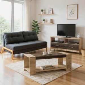 Φοιτητικό πακέτο επίπλων σαλονιού Lounge House Genius σετ 3 τμχ