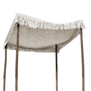 Δίχτυ σκίασης Roof House Genius μακραμέ μπεζ 4x4m