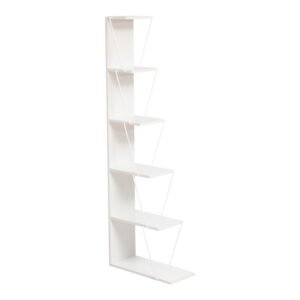 Βιβλιοθήκη mini Tars House Genius λευκό 50x22x150εκ