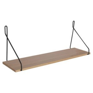 Ραφιέρα τοίχου Tars House Genius sonoma-μαύρο 72x20x27εκ