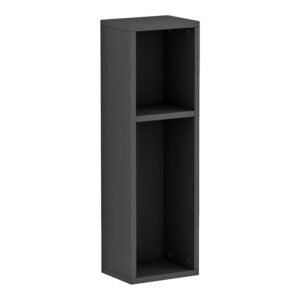 Ραφιέρα-κομοδίνο τοίχου Racks House Genius σε ανθρακί απόχρωση 20x15x65εκ