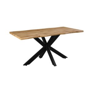 Tραπέζι Gilman House Genius MDF sonoma-μαύρο 150x90x75εκ