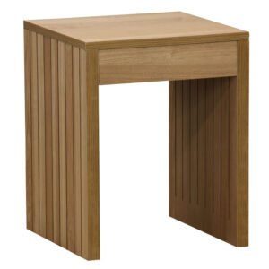 Βοηθητικό τραπέζι Focused House Genius MDF φυσικό 40x40x50εκ