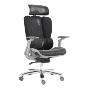 Καρέκλα γραφείου διευθυντή Chocky House Genius μαύρο mesh 68x69x120εκ