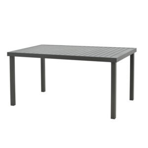 Τραπέζι Kliton House Genius αλουμινίου ανθρακί 150x80x74εκ