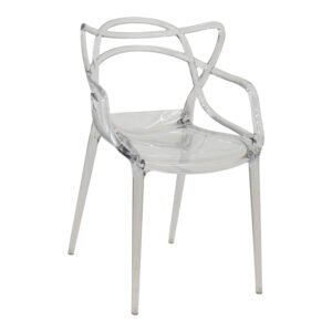 Καρέκλα Ramsei House Genius PC διάφανο 55x53x84εκ