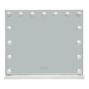 Καθρέπτης Led Hollywood House Genius μέταλλο λευκό 60x12x52.3εκ