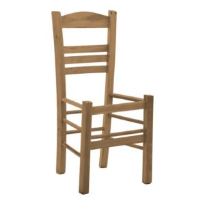 Καρέκλα καφενείου Επιλοχία House Genius καρυδί ξύλο 42x40x89εκ